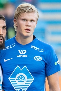 Erling Haaland, jugador de Noruega