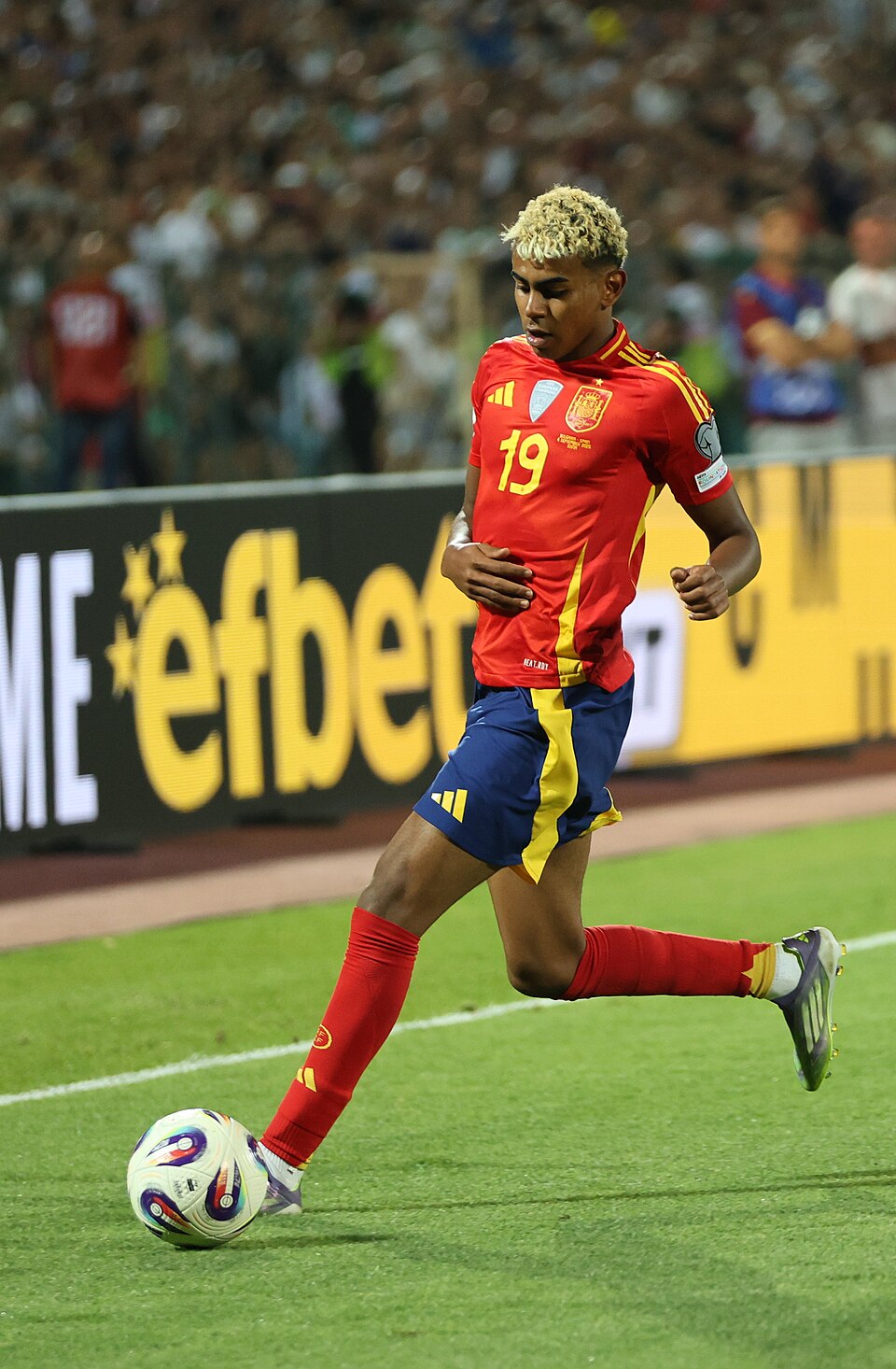 Lamine Yamal, jugador de España